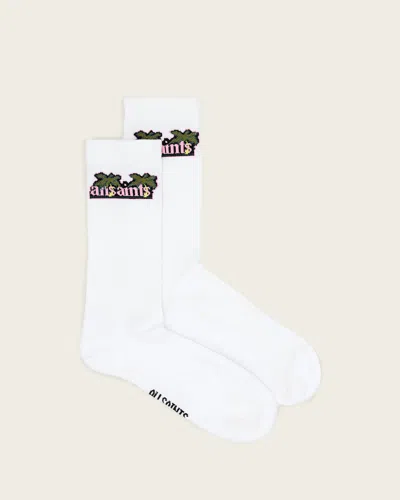 Allsaints Troppo 2 Pack Socks In White