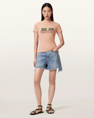 Allsaints Troppo Stevie Slim Fit T-shirt In Multi