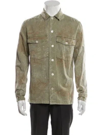 Pre-owned Allsaints Trucker Jacket In Green