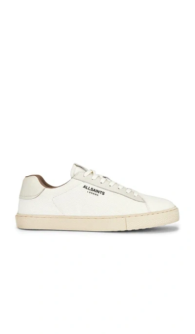 Allsaints Tucker Low Top Sneaker In White