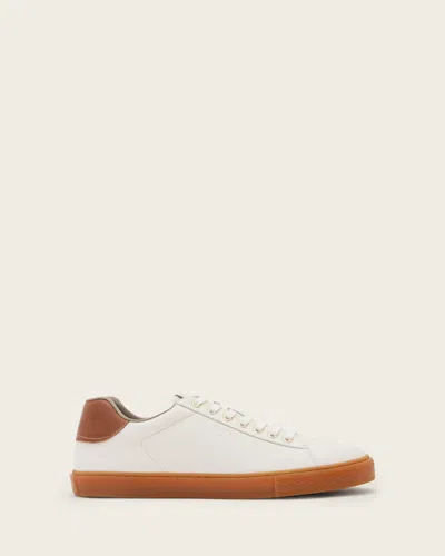 Allsaints Tucker Low Top Sneakers In White