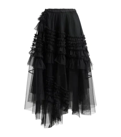 ALLSAINTS TULLE JEN MIDI SKIRT