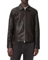 Allsaints Tune Regular Fit Leather Jacket In Multi