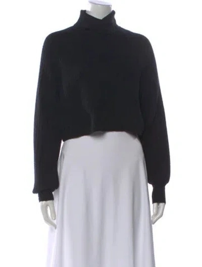 Pre-owned Allsaints Turtleneck Sweater In Black