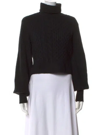 Pre-owned Allsaints Turtleneck Sweater In Black