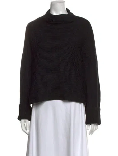 Pre-owned Allsaints Turtleneck Sweater In Black