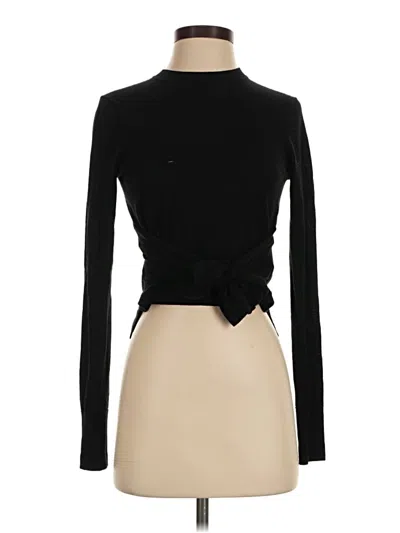 Pre-owned Allsaints Turtleneck Sweater In Black