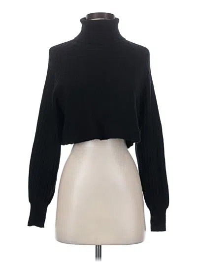 Pre-owned Allsaints Turtleneck Sweater In Black