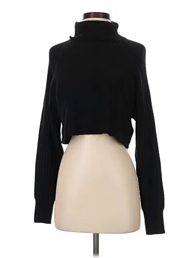 Pre-owned Allsaints Turtleneck Sweater In Black