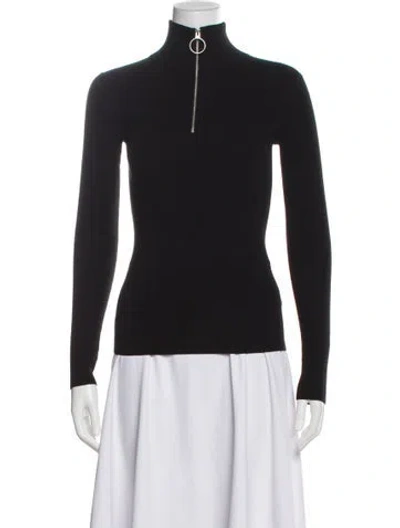 Pre-owned Allsaints Turtleneck Sweater In Blue