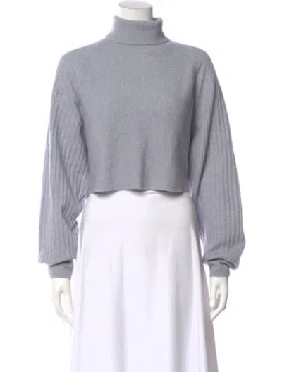 Pre-owned Allsaints Turtleneck Sweater In Blue