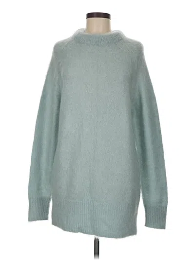 Pre-owned Allsaints Turtleneck Sweater In Blue