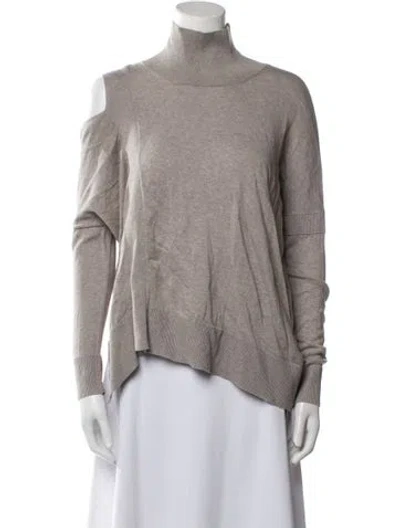 Pre-owned Allsaints Turtleneck Sweater In Gray