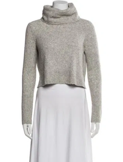 Pre-owned Allsaints Turtleneck Sweater In Gray