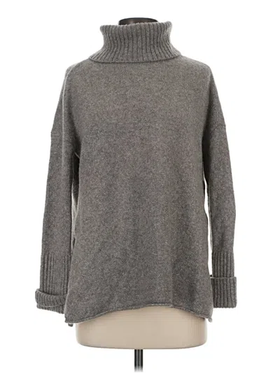 Pre-owned Allsaints Turtleneck Sweater In Gray