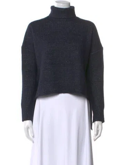 Pre-owned Allsaints Turtleneck Sweater In Green