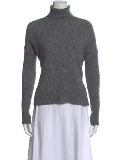 Pre-owned Allsaints Turtleneck Sweater In Grey