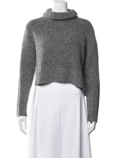 Pre-owned Allsaints Turtleneck Sweater In Grey