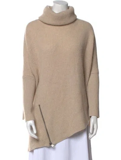 Pre-owned Allsaints Turtleneck Sweater In Neutral