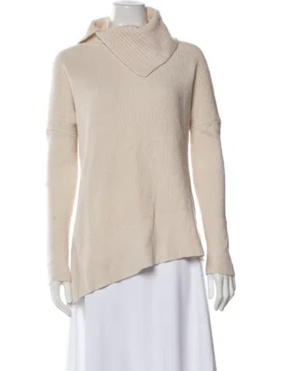 Pre-owned Allsaints Turtleneck Sweater In Neutral