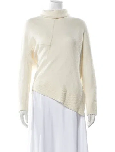 Pre-owned Allsaints Turtleneck Sweater In Neutral