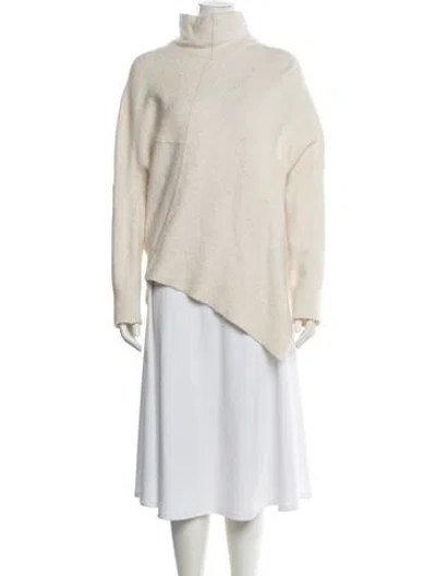 Pre-owned Allsaints Turtleneck Sweater In Neutral
