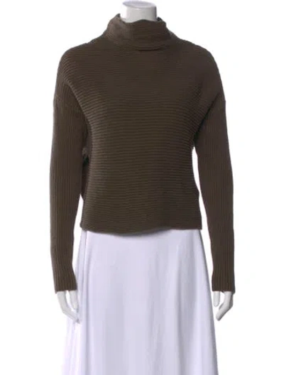 Pre-owned Allsaints Turtleneck Sweater In Neutral