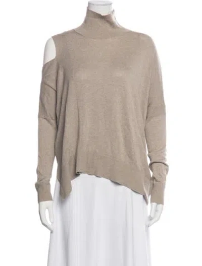 Pre-owned Allsaints Turtleneck Sweater In Neutrals