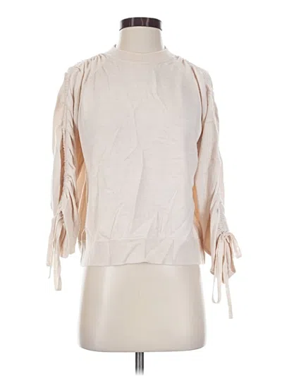 Pre-owned Allsaints Turtleneck Sweater In Tan