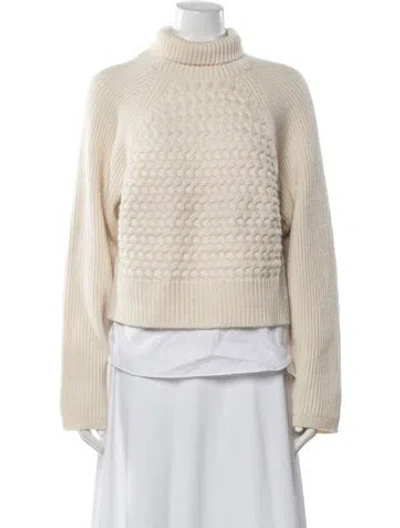 Pre-owned Allsaints Turtleneck Sweater W/ Tags In Neutral