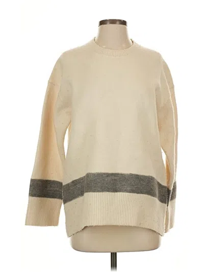 Pre-owned Allsaints Turtleneck Sweater In White