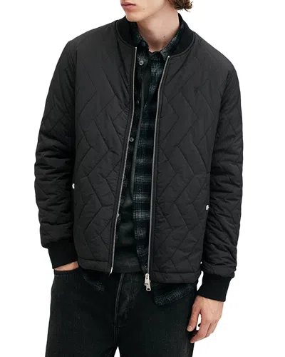 Allsaints Tyk Regular Fit Bomber Jacket In Black