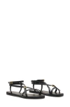 Allsaints Tyla Ankle Strap Sandal In Black