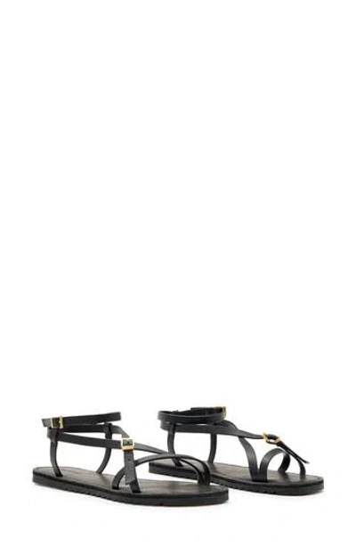 Allsaints Tyla Ankle Strap Sandal In Black
