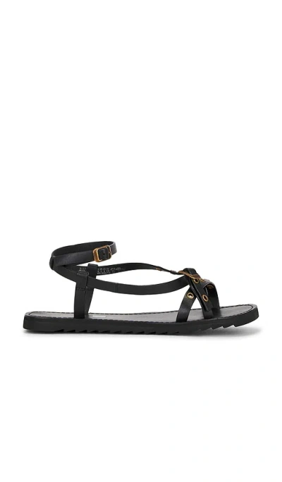 Allsaints Tyla Eyelet Sandal In Black