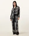 Allsaints Tyler High Rise Trousers In Lita Black