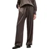 Allsaints Tyler High Rise Abstract Print Pants In Tarmac Green