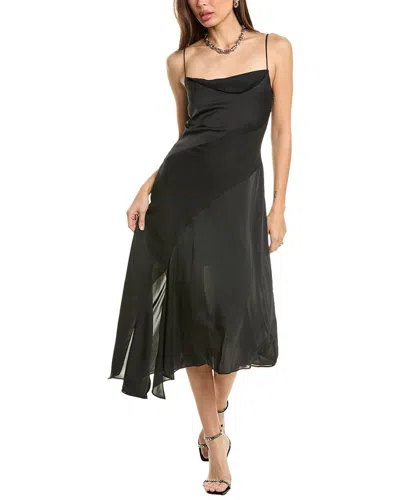 Allsaints Bryony Maxi Slip Dress In Grey