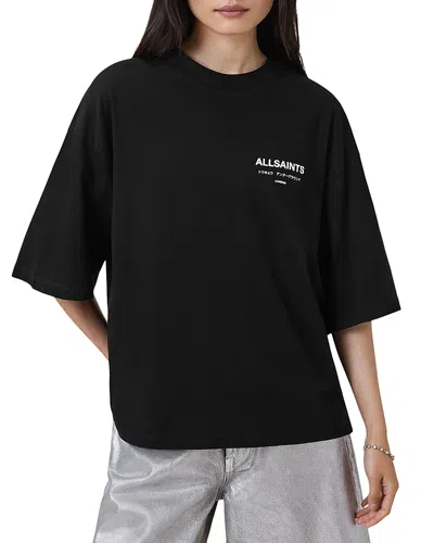 Allsaints Under Amelie Tee In Black