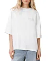 Allsaints Under Amelie Oversize Cotton Graphic T-shirt In White