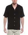 Allsaints Venice Relaxed Fit Short Sleeve Button-up Camp Shirt