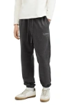 Allsaints Organic Cotton Underground Sweatpants In Shaded Grey