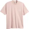 Allsaints Cotton Underground Oversized Crew Neck T-shirt In Floss Pink