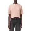 Allsaints Underground Etta Cotton Graphic T-shirt In Pink