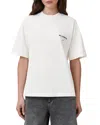 Allsaints Underground Logo Oversize Cotton Graphic T-shirt In Ashen White