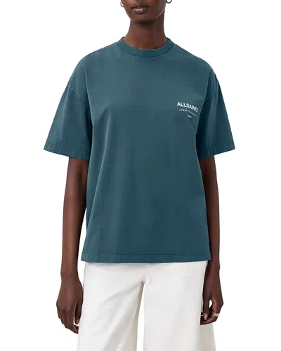 Allsaints Underground Etta Tee In Gray