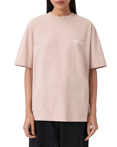 Allsaints Underground Etta Tee In Pink