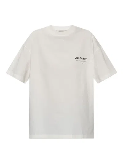 Allsaints Underground Graphic T-shirt In White