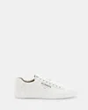 Allsaints Underground Leather Low Top In White