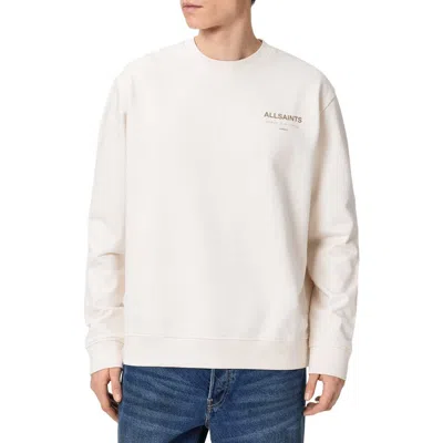 Allsaints Underground Logo Organic Cotton Graphic Sweatshirt In Multi